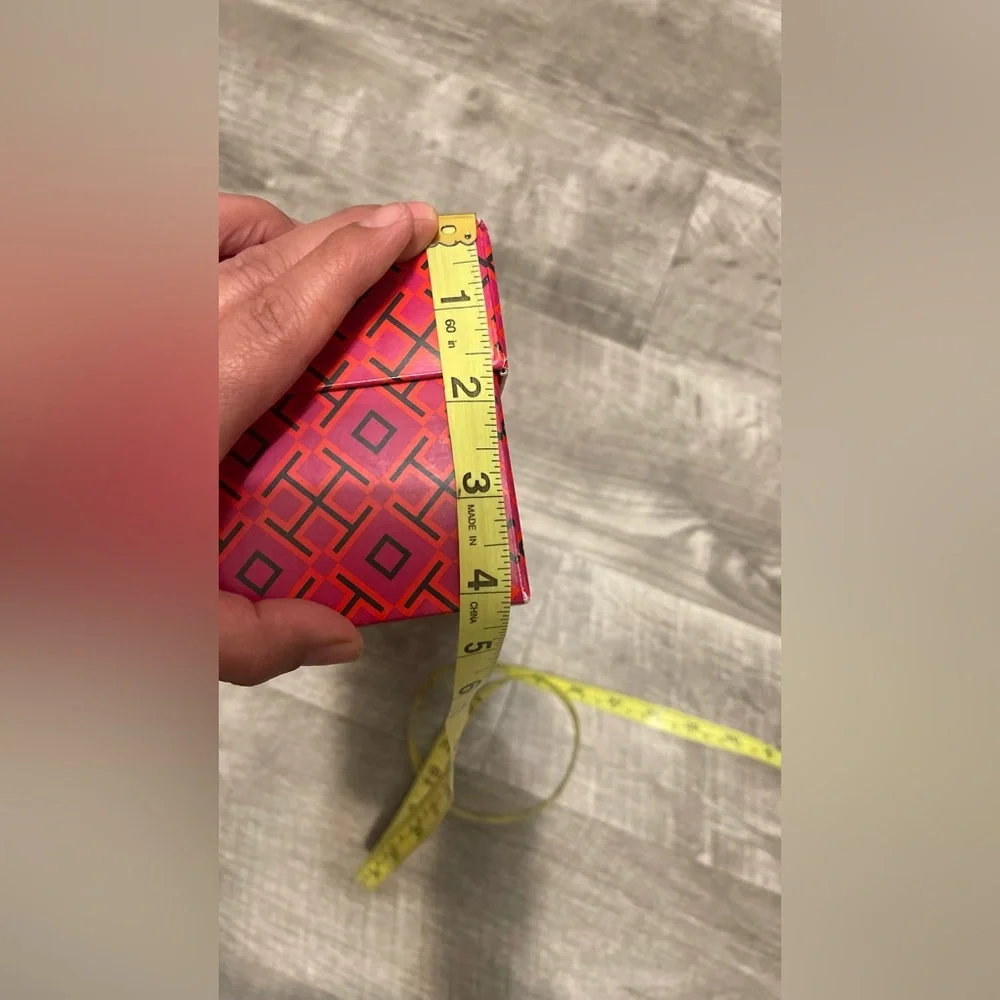 Tory Burch Pink and Orange Geometric Box